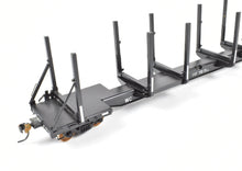 Load image into Gallery viewer, HO Brass CON PSC - Precision Scale Co. WC - Wisconsin Central 100-Ton Log Car FP Black