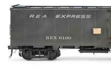 Load image into Gallery viewer, O Brass PSC - Precision Scale Co. REA - Railway Express Agency 50' Ice Reefer Custom Painted No. 6100