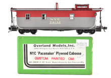 Load image into Gallery viewer, HO Brass OMI - Overland Models, Inc. NYC - New York Central "Pacemaker" Plywood Caboose "Custom Painted OMI" No. 20132