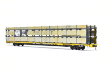 Load image into Gallery viewer, HO Brass OMI - Overland Models, Inc. N&W - Norfolk & Western Tri-Level Auto Rack w/ Pressed Sides and Without Roof C/P TTKX Lightly Weathered