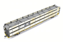 Load image into Gallery viewer, HO Brass OMI - Overland Models, Inc. N&W - Norfolk & Western Tri-Level Auto Rack w/ Pressed Sides and Without Roof C/P TTKX Lightly Weathered