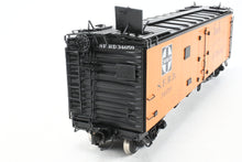 Load image into Gallery viewer, Gauge 1 - 1:32nd Scale Brass Row & Company ATSF - Santa Fe SFRD RR-27/33 Refrigerator Car, Factory Painted "Scout", No. 34659