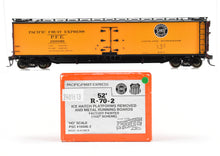 Load image into Gallery viewer, HO Brass PSC - Precision Scale Co. PFE - Pacific Fruit Express 52' R-70-2 Ice Refrigerator Car FP No. 200099