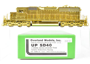 Brass OMI - Overland Models Inc. UP - Union Pacific EMD SD40 Nos. 3008-3039 W/Extended Range Dynamic Brakes (Early Housing)
