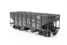 Load image into Gallery viewer, Gauge 1 - 1:32nd Scale Brass Eastern Railways C.C.C.&St.L. - Cleveland Cincinnati Chicago & St. Louis USRA 2-Bay Hopper Factory Painted No. 79366 No. 28 of 76