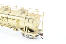 Load image into Gallery viewer, HO Brass Northwest Short Line Various Roads J&L - Jones & Laughlin 20,000 Gallon 3 Dome Tank Car Custom Painted JLSX 1025