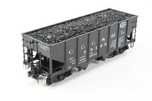 Load image into Gallery viewer, Gauge 1 - 1:32nd Scale Brass Eastern Railways C.C.C.&St.L. - Cleveland Cincinnati Chicago & St. Louis USRA 2-Bay Hopper Factory Painted No. 79366 No. 28 of 76
