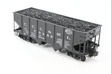 Load image into Gallery viewer, Gauge 1 - 1:32nd Scale Brass Eastern Railways C.C.C.&St.L. - Cleveland Cincinnati Chicago & St. Louis USRA 2-Bay Hopper Factory Painted No. 79366 No. 28 of 76