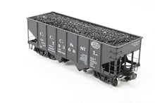 Load image into Gallery viewer, Gauge 1 - 1:32nd Scale Brass Eastern Railways C.C.C.&St.L. - Cleveland Cincinnati Chicago & St. Louis USRA 2-Bay Hopper Factory Painted No. 79366 No. 28 of 76