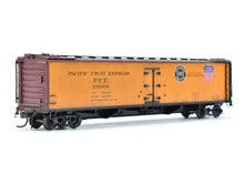 Load image into Gallery viewer, HO Brass PSC - Precision Scale Co. PFE - Pacific Fruit Express 52' R-70-2 Ice Refrigerator Car FP No. 200006 Weathered