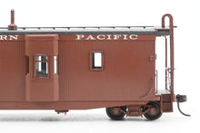 Load image into Gallery viewer, HO Brass OMI - Overland Models, Inc. NP - Northern Pacific Wood Bay Window Caboose #10506-10594 Pro-Painted No. 1594