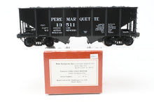 Load image into Gallery viewer, Gauge 1 - 1:32nd Scale Brass Eastern Railways PM - Pere Marquette USRA 2-Bay Hopper Factory Painted No. 13511 No. 68 of 76