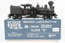 Load image into Gallery viewer, HO Brass PFM - United Various Logging Roads 2-Truck Class B Shay Geared Locomotive CP Not Lettered 1966 Run