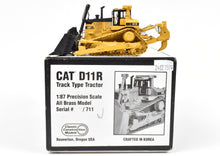 Load image into Gallery viewer, HO Brass CON CMC - Classic Mint Collectibles Cat D11R Track Type Tractor Factory Painted