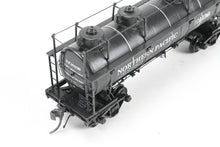 Load image into Gallery viewer, HO Brass W&R Enterprises NP - Northern Pacific Pressed Steel Car Co. High Walkway Four Dome 8,000 Gallon Tank Car Custom Painted & Weathered No. 101136