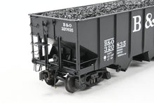 Load image into Gallery viewer, Gauge 1 - 1:32nd Scale Brass Eastern Railways B&O - Baltimore & Ohio USRA - United States Railway Administration 2-Bay Hopper Factory Painted No. 320835 No. 15 of 120