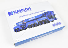 Load image into Gallery viewer, HO CON Kanson Crane & Heavy Transport 1:87th Kran-Lab LTM Factory Painted Diecast - Yellow