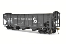Load image into Gallery viewer, O Scale Brass US Hobbies C&O - Chesapeake & Ohio ACF Welded Triple Hopper Custom Painted No. 98488 NO ORIGINAL BOX