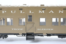 Load image into Gallery viewer, O Brass PSC - Precision Scale Co. Various Roads Pullman - Standard WWII Troop Sleeper Factory Painted No. 7025