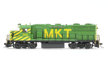 Load image into Gallery viewer, HO Brass CON OMI - Overland Models Inc. MKT - Katy EMD GP39-2 FP Yellow/Green No. 360