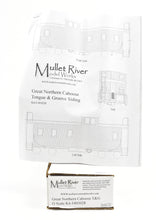 Load image into Gallery viewer, O Scale Mullet River Model Works GN - Great Northern Tongue & Groove Siding Caboose Resin kit