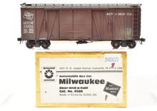 Load image into Gallery viewer, HO Brass Oriental Limited MILW - Milwaukee Road Automobile Box Car Custom Painted