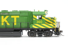 Load image into Gallery viewer, HO Brass CON OMI - Overland Models Inc. MKT - Katy EMD GP39-2 FP Yellow/Green No. 360