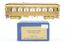 Load image into Gallery viewer, HO Brass Soho CA&E - Chicago Aurora & Elgin #101 Trailer Coach Interurban