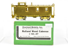 Load image into Gallery viewer, HO Brass OMI - Overland Models, Inc. Rutland Railroad Wood Caboose Nos. 42-47