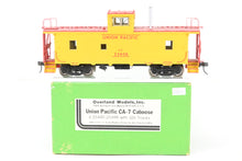 Load image into Gallery viewer, O Brass OMI - Overland Models, Inc. UP - Union Pacific CA-7 Caboose W/ GSI Trucks Pro-Painted No. 25408 w/ Working Marker Lights