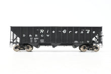 Load image into Gallery viewer, O Brass PSC - Precision Scale Co. D&RGW - Denver & Rio Grande Western 70-Ton 3-Bay Hopper Factory Painted No. 17653