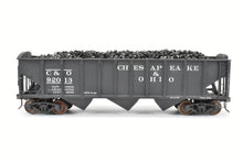 Load image into Gallery viewer, O Scale Brass US Hobbies C&O - Chesapeake & Ohio ACF Welded Triple Hopper Custom Painted No. 92013 NO ORIGINAL BOX
