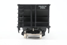 Load image into Gallery viewer, O Brass PSC - Precision Scale Co. D&RGW - Denver & Rio Grande Western 70-Ton 3-Bay Hopper Factory Painted No. 17653