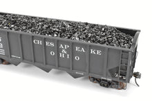 Load image into Gallery viewer, O Scale Brass US Hobbies C&O - Chesapeake & Ohio ACF Welded Triple Hopper Custom Painted No. 92013 NO ORIGINAL BOX