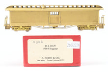 Load image into Gallery viewer, HOn3 Brass CON Soho D&RGW - Denver & Rio Grande Western #164 Baggage Car