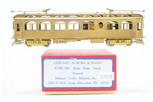 Load image into Gallery viewer, HO Brass MTM - Midwest Trolley Museum CA&E - Chicago Aurora & Elgin #300-308 Series Car