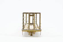 Load image into Gallery viewer, HO Brass U.S. Hobbies Various Roads Bulkhead Beveled Floor Pulpwood Flatcar NO TRUCKS