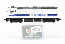Load image into Gallery viewer, N Kato 176-9005 Metrolink EMD F40PH No. 800