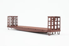 Load image into Gallery viewer, HO Brass U.S. Hobbies Various Roads Bulkhead Beveled Floor Pulpwood Flatcar Custom Painted Unlettered NO TRUCKS