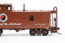 Load image into Gallery viewer, HO Brass OMI - Overland Models, Inc. NP - Northern Pacific Steel Caboose Custom Painted No. 1063