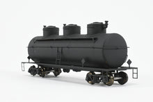 Load image into Gallery viewer, HO Brass S. Soho & Co. Various Roads 1920 Three Dome Tank Car Factory Painted Black