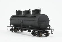Load image into Gallery viewer, HO Brass S. Soho & Co. Various Roads 1920 Three Dome Tank Car Factory Painted Black