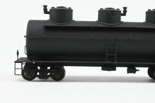 Load image into Gallery viewer, HO Brass S. Soho & Co. Various Roads 1920 Three Dome Tank Car Factory Painted Black