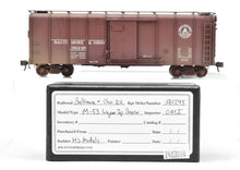 Load image into Gallery viewer, HO Brass OMI - Overland Models, Inc. B&O - Baltimore & Ohio M-15 Wagon Top Boxcar C/P Weathered REBOXX