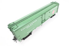 Load image into Gallery viewer, O Brass Sunset Models Third Rail REA - Railway Express Agency 54' Reefer Factory Painted No. 6155