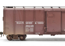 Load image into Gallery viewer, HO Brass OMI - Overland Models, Inc. B&O - Baltimore & Ohio M-53 Wagon Top Boxcar C/P Weathered REBOXX