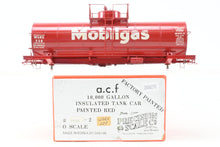 Load image into Gallery viewer, O Brass PSC - Precision Scale Co. Various Roads ACF 8,000 Gallon Insulated Tank Car Factory Painted Red WSRX - Mobilgas No. 238