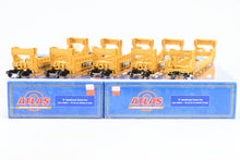 Load image into Gallery viewer, O Scale Atlas "O" Various Roads TTX - Trailer Train Gunderson Stack Car 5-Unit Set FP No. 63252