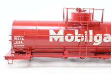 Load image into Gallery viewer, O Brass PSC - Precision Scale Co. Various Roads ACF 8,000 Gallon Insulated Tank Car Factory Painted Red WSRX - Mobilgas No. 238
