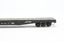 Load image into Gallery viewer, HOn3 Brass PSC - Precision Scale Co. D&RGW - Denver & Rio Grande Western 40' 6500 Series Flat Car Kit Custom Built and Painted as East Broad Top No. 123